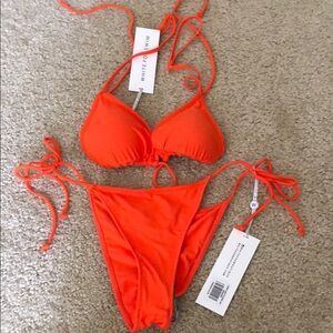White Fox Bright Orange Bikini Set 🍊🍊
